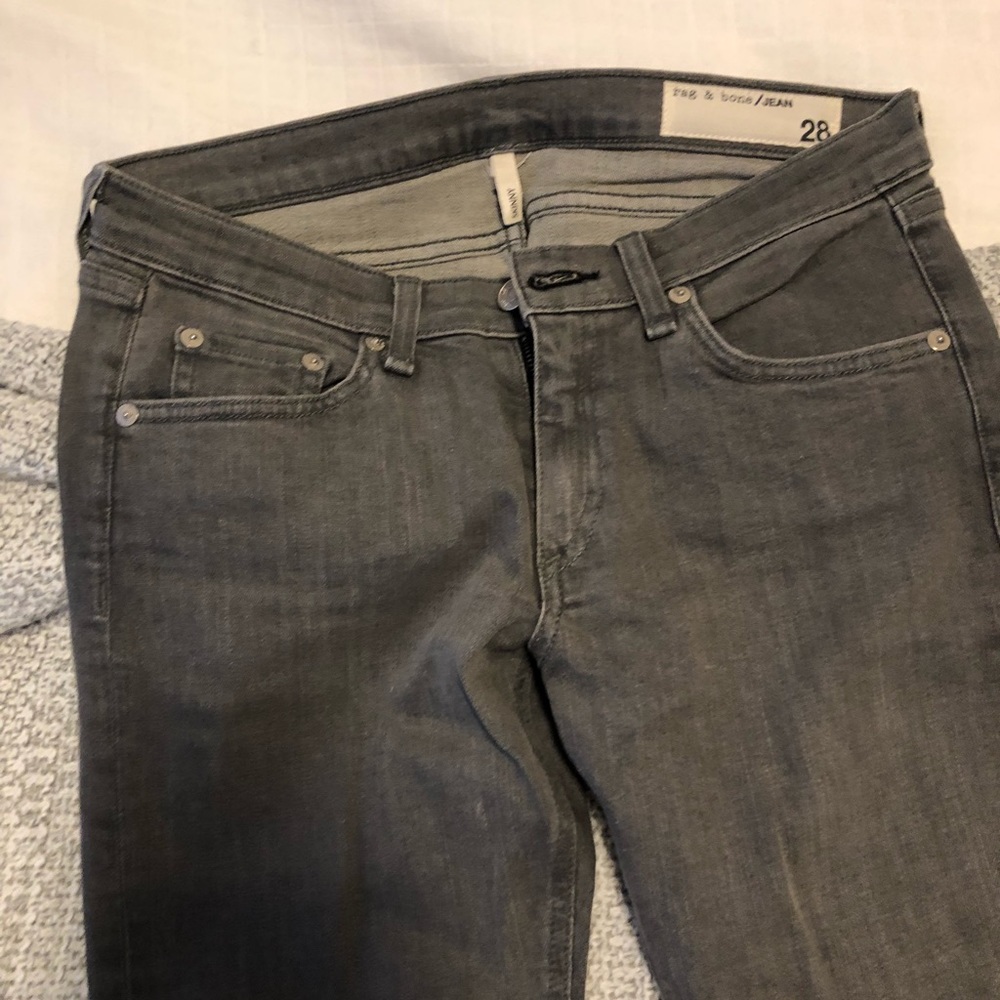 Rag & Bone grey skinny jeans